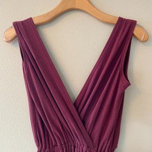 Wulfka Brand Berry Women's Jumpsuit Romper Knit Size Small Boutique